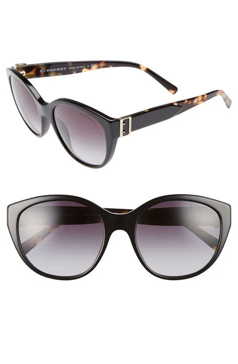 burberry 50mm gradient cat eye sunglasses|Burberry white reflective sunglasses.